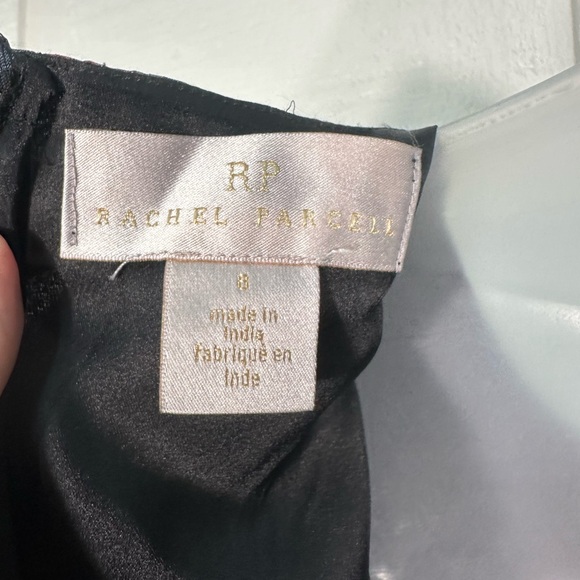 Rachel Parcell Black Orchard Floral Print Tulle Short Sleeve Dress Size 8 NWT - Picture 12 of 14